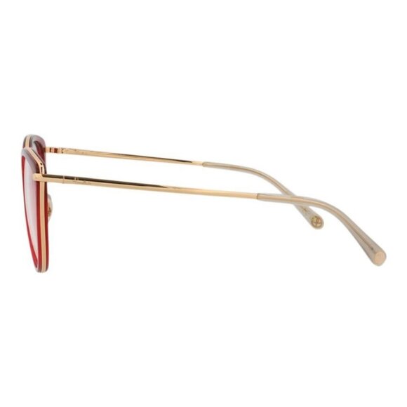 Pomellato Womens Cat Eye Red Gold Transparent Fashion Designer Eyewear - Picture 3 of 4